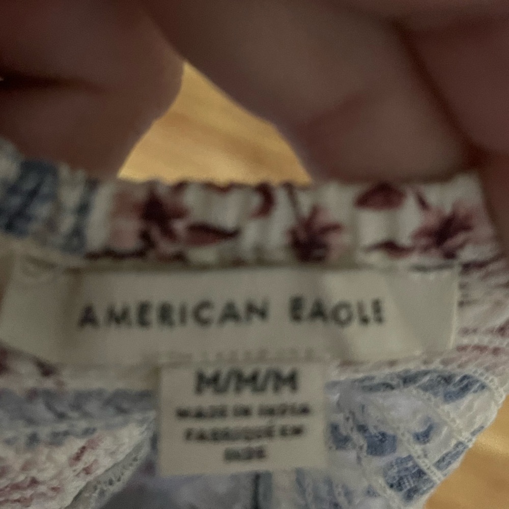 American Eagle Outfitters Patchwork Crop Top - Bl… - image 3